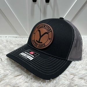 Yellowstone laser engraved Richardson 112 trucker Hat.